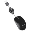 Targus Compact Blue Trace Retractable USB optische Maus,  schwarz
