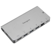 Targus USB-C DP Alt-Mode Einzelvideo 4K HDMI Dockingstation mit Kartenleser, 100 W PD Pass-Thru & abnehmbarem USB-C-Kabel