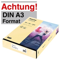 tecno Kopierpapier colors chamois DIN A3 80 g/qm - 500 Blatt