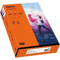 tecno Kopierpapier colors intensivorange DIN A4 160 g/qm - 250 Blatt