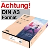 tecno Kopierpapier colors lachs DIN A3 80 g/qm - 500 Blatt