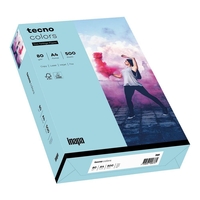 tecno Kopierpapier colors mittelblau DIN A4 80 g/qm - 500 Blatt