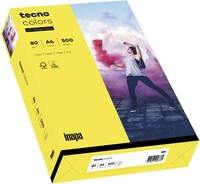 tecno Kopierpapier tecno Papier gelb A4,  80g DIN A4 80 g/m²