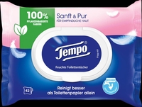 Tempo Toilettenpapier Tempo Feucht sanft&pur 1-lagig