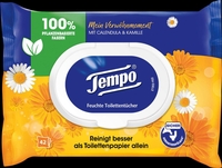 Tempo Toilettenpapier Tempo Feucht Verwöhn Calendula 1-lagig