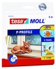 tesa Dichtungsbänder P-Profil 9 mm x 6 m weiß