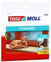 tesa Dichtungsbänder tesamoll I-Profil 9 mm x 6 m braun