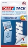 tesa doppelseitige Klebepads 1 cm x 1 cm transparent