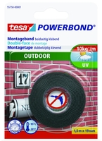 tesa doppelseitiges Klebeband 19 mm x 1.5 m grün