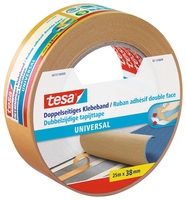 tesa doppelseitiges Klebeband 38 mm x 25 m weiß
