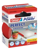 tesa Gewebebänder 38 mm x 2.75 m rot