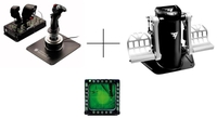 Thrustmaster Warthog Bundle für PC - Bestehend aus Hotas Warthog,  TPR Pendular Rudder & MFD Cougar Pack