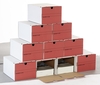 Top-Print Archivboxen Maxi-Archivbox 18, 7cm 10Stück für individuelle Aufbewahrung 24, 4 x 32, 1 x 18, 5 cm