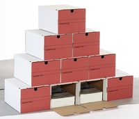 Top-Print Archivboxen Maxi-Archivbox 18, 7cm 10Stück für individuelle Aufbewahrung 24, 4 x 32, 1 x 18, 5 cm