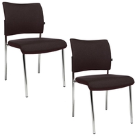 Topstar Besucherstühle Besucherst.Visit10 braun 2erP. Braun