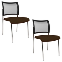 Topstar Besucherstühle Besucherst.Visit10 braun 2erP. Braun