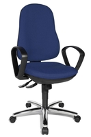 Topstar Bürostuhl Synchro Steel blau