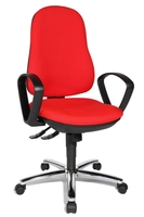Topstar Bürostuhl Synchro Steel rot