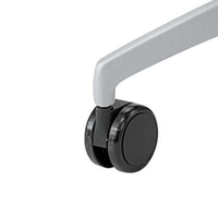 Topstar Stuhlrollen Schwarz Kunststoff