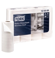 TORK Küchenrollen Tork Kü-Rolle 3lg weiß 4Rollen 3-lagig