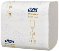 TORK Toilettenpapier Tork Toi-Papier Prem. E-Blatt 2-lagig