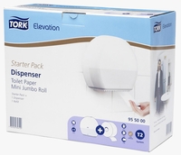 TORK Toilettenpapierspender Tork Toi-Sp. St-Set Jumbo weiß Kunststoff weiß