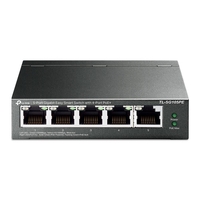 TP-Link Easy Smart TL-SG105PE 5 Port Gigabit Switch mit 4 PoE+-Ports