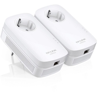 TP-LINK TL-PA8010PKIT AV1200 Gigabit Powerline Starterkit mit Frontsteckdose