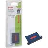 trodat Ersatzstempelkissen 6/4750/2 4, 1 x 2, 4 cm - 2 Stück (blau/rot)