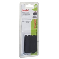 trodat Ersatzstempelkissen 6/4913 5, 8 x 2, 2 cm schwarz - 2 Stück