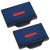 trodat Ersatzstempelkissen Ersatzkissen F.5460 blau/rot 5, 6 x 3, 3 cm Blau