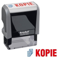 trodat Textstempel "Kopie" printy 4912 office selbstfärbend - blau rot