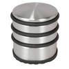Türstopper Edelstahl,  PVC 7 cm silber,  schwarz