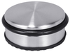 Türstopper Türstopper Flach Edelstahl,  PVC 10 cm silber,  schwarz
