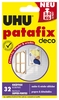 UHU doppelseitige Klebepads 1.6 cm x 1.8 cm weiß