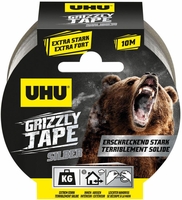 UHU Gewebebänder Grizzly Tape 49 mm x 10 m silber