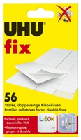 UHU Klebepads 1.2 cm x 1.8 cm weiß