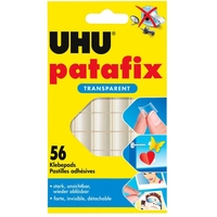 UHU patafix doppelseitige Klebepads 1, 2 x 1, 2 cm - 56 Stück