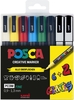 uni-ball Acrylstifte POSCA PC-3M 0.9 - 1.3 mm Mehrfarbig
