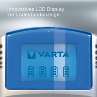 VARTA Akku-Ladegerät inkl. Akkus VARTA LCD Charger Ladegerät