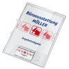VELOFLEX A4 Angebotsmappe Crystal mit Visitenkartenfach - transparent
