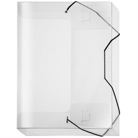 VELOFLEX Heftbox Crystal 3, 0 cm - transparent