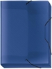 VELOFLEX Heftboxen Sammelbox Crystal A4 blau DIN A4 Transparent