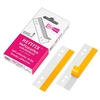 VELOFLEX Heftstreifen,  selbstklebend HEFTFIX transparent Kunststoff - 50 Stück