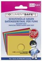 VELOFLEX Kreditkartenhüllen Document Safe® VELOCOLOR® 9, 0 x 6, 3 gelb