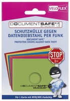 VELOFLEX Kreditkartenhüllen Document Safe® VELOCOLOR® 9, 0 x 6, 3 grün
