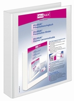 VELOFLEX Präsentationsringbücher Velodur Pr-Rb, 2r, 4, 0cm 10er Ws 4 cm DIN A4 weiß