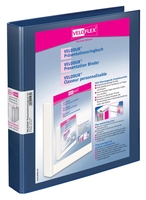 VELOFLEX Präsentationsringbücher Velodur Pr-Ringbuch, 2r, 10er Bu 4 cm DIN A4 blau