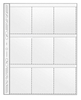 VELOFLEX Sammelkartenhüllen Veloflex Sammelhülle A4 DIN A4 0.14 mm Transparent