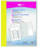 VELOFLEX Schnellhefter Schnellhefter Veloform gelb DIN A4 überbreit PVC gelb